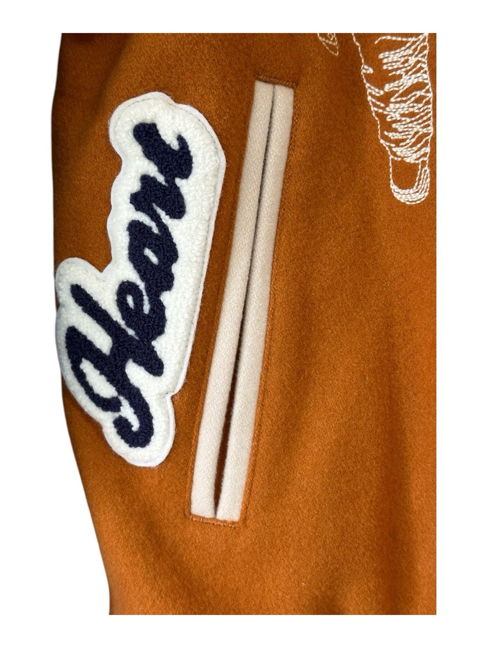 NWT Billionaires Boys Club BBC Varsity Jacket Sudan Brown Astral Multicolor SZ:M - Picture 6 of 15